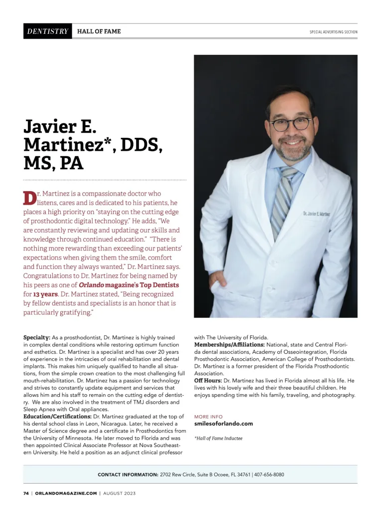 Dr. Martinez article
